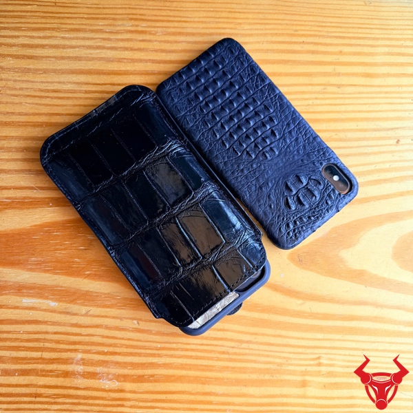 Bao Điện Thoại Dây Rút Da Cá Sấu Thời Thượng Bao điện thoại dạng dây rút da cá sấu cao cấp.
