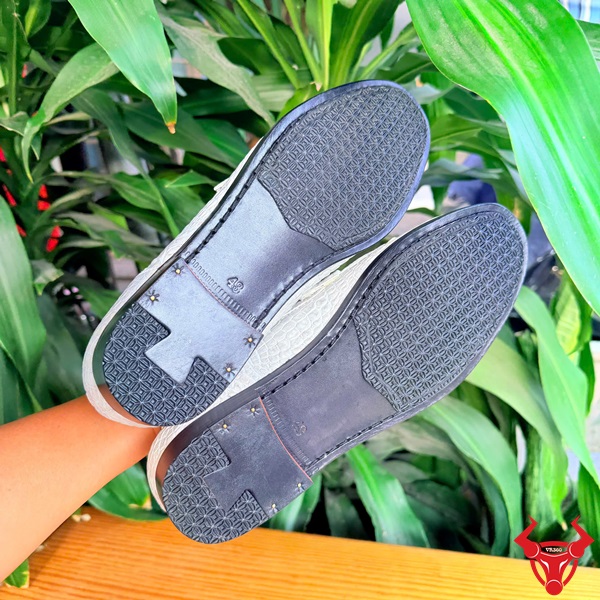 Giày da cá sấu cao cấp phong cách doanh nhân GCA1 Giày da cá sấu gai lưng cao cấp tùy chỉnh theo yêu cầu