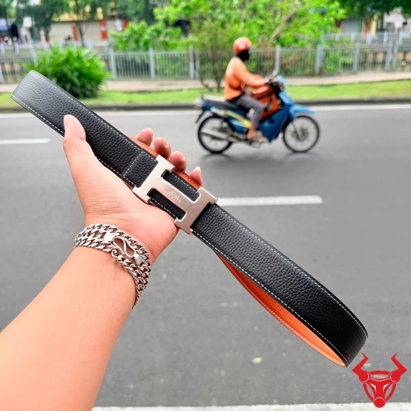 thắt lưng da bò ý hai mặt tiện dụng Thắt lưng nam TLK16 phong cách doanh nhân cao cấp