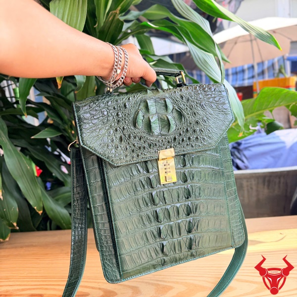 Cặp Công Sở Nam CTA4 Da Cá Sấu Tinh Tế Đẳng Cấp Cặp công sở nam CTA4 da cá sấu tinh tế