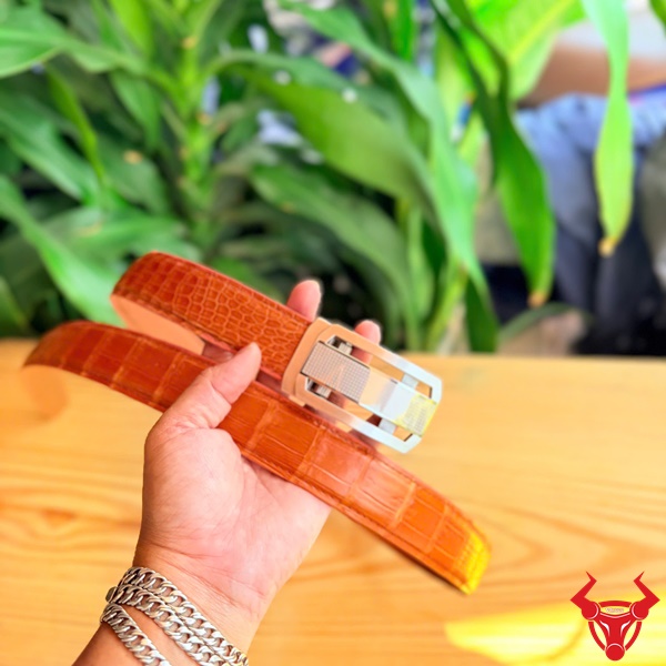 TSK33 thắt lưng nam cao cấp đẳng cấp Thắt lưng da cá sấu TSK33 phong cách lịch lãm