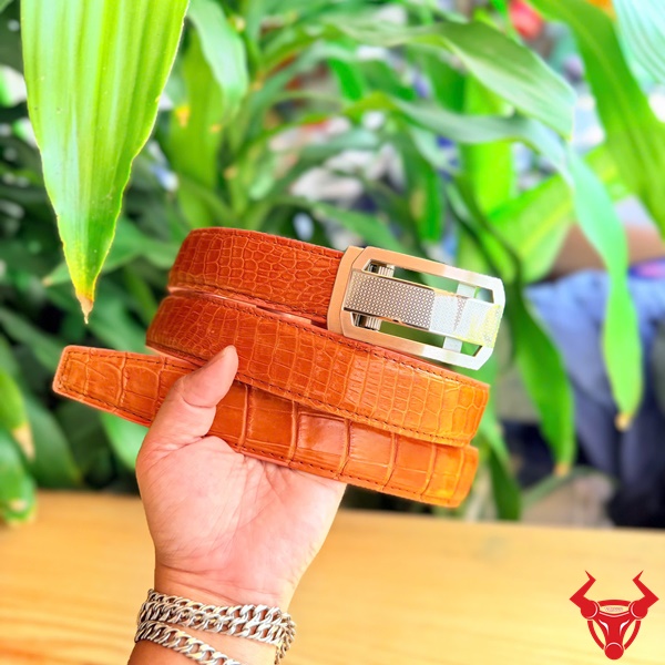 Thắt lưng cao cấp TSK33 cho quý ông hiện đại Thắt lưng da cá sấu TSK33 bền bỉ sang trọng