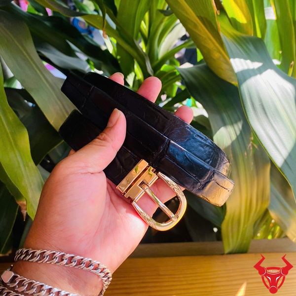 Mẫu Thắt Lưng Nữ Da Cá Sấu Thật Bản 2.5cm Đẳng Cấp Mẫu thắt lưng nữ da cá sấu bản 2.5cm thiết kế tinh xảo.