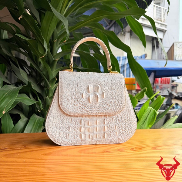 Túi đeo chéo TALA4 da cá sấu bạch tạng sang trọng Túi TALA4 da cá sấu gù bạch tạng sang trọng