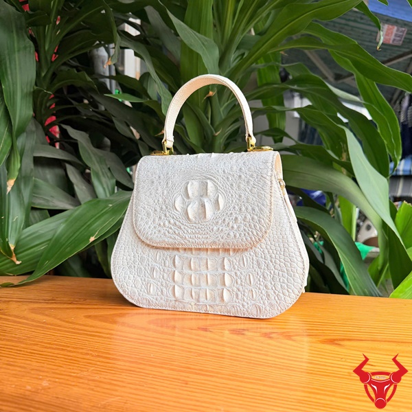 Túi da cá sấu gù TALA4 cao cấp sang chảnh Túi xách nữ TALA4 da cá sấu gù bạch tạng