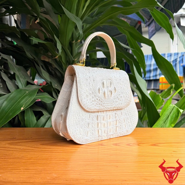 Túi xách nữ TALA4 da cá sấu bạch tạng đẳng cấp Túi đeo chéo TALA4 da cá sấu cao cấp