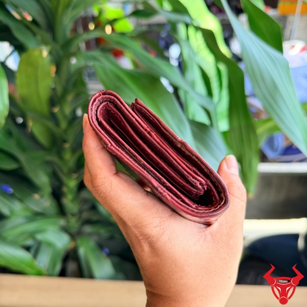 Ví Nữ Da Cá Sấu VRA8 Đỏ Mận Đa Năng Ví nữ da cá sấu VRA8 màu đỏ mận tiện lợi