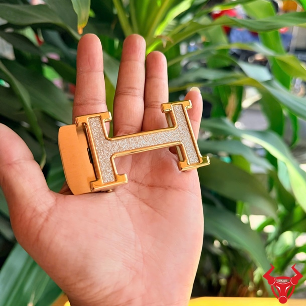Mặt Khóa Dây Nịt K103 Kiểu Ray Trượt Hiện Đại Khóa thắt lưng ray trượt K103 bằng thép dành cho dây bản 3.5cm.