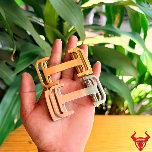 Khóa Thắt Lưng Nam K70-B Bản 3.5cm Sang Trọng Mặt khóa dây lưng nam K70-B phong cách lịch lãm và cao cấp.