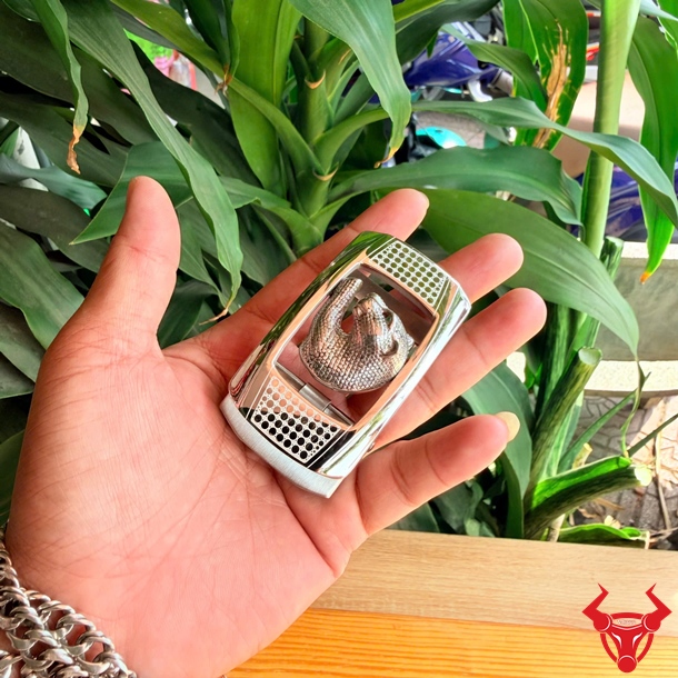 Mặt Khóa Ray Trượt K142 Sang Trọng Và Tiện Dụng Mặt khóa thắt lưng nam K142 hình báo bản 3.5cm.