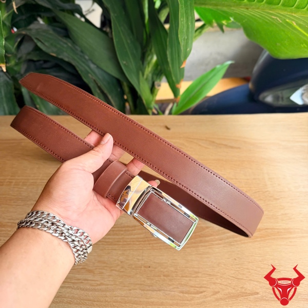Thắt Lưng Nam Da Bò TLK54 Khóa Tự Động Sang Trọng Thắt lưng nam da bò sáp TLK54 cao cấp dành cho doanh nhân và quý ông hiện đại.