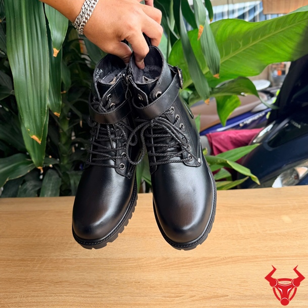 Giày Boot Cổ Cao GB02 Phong Cách Sang Trọng Giày Boot da bò GB02 cổ cao phong cách cao cấp bền đẹp