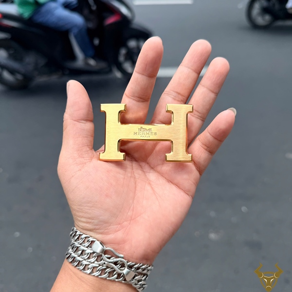 Mặt Khóa Chữ H Đồng Bản 3.3cm Cao Cấp Mặt khóa chữ H chất liệu đồng bản 3.3cm sang trọng