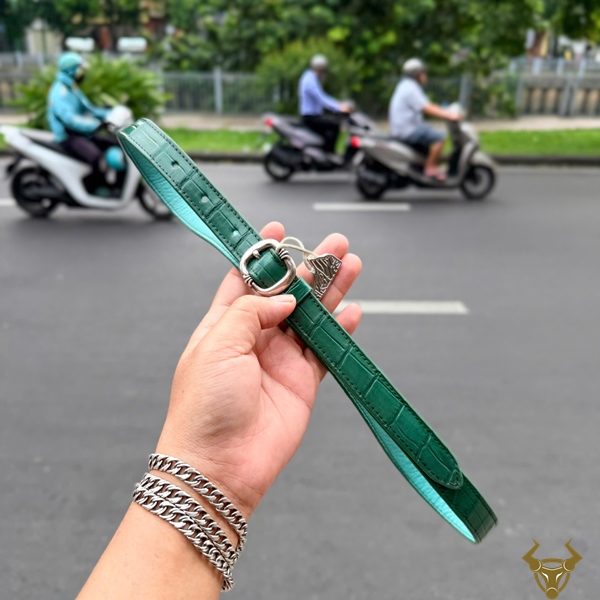 Thắt Lưng Nữ TLYC02 Da Cá Sấu Phong Cách Thanh Lịch Thắt lưng nữ da cá sấu thật TLYC02 phong cách thanh lịch