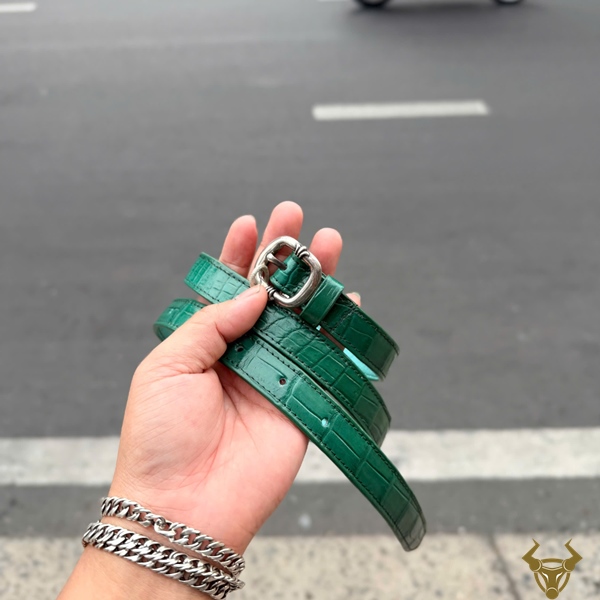Thắt Lưng Da Cá Sấu Nữ TLYC02 Thiết Kế Riêng Độc Đáo Thắt lưng nữ TLYC02 da cá sấu cao cấp thiết kế trẻ trung