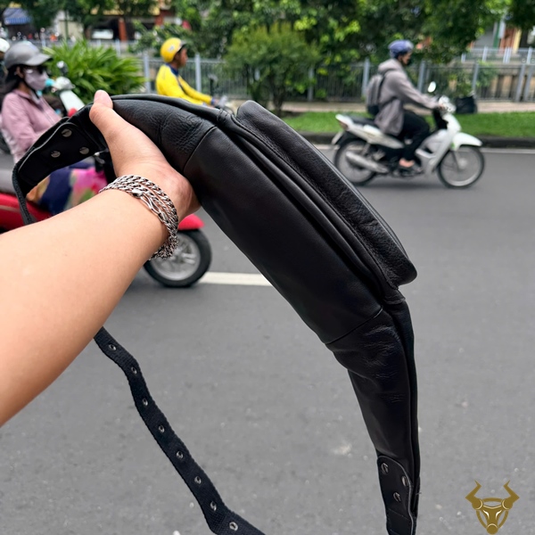Túi Đeo Hông Da Bò Contact34 Cho Nam Giới Hiện Đại Túi bao tử nam Contact34 da bò cao cấp phong cách năng động