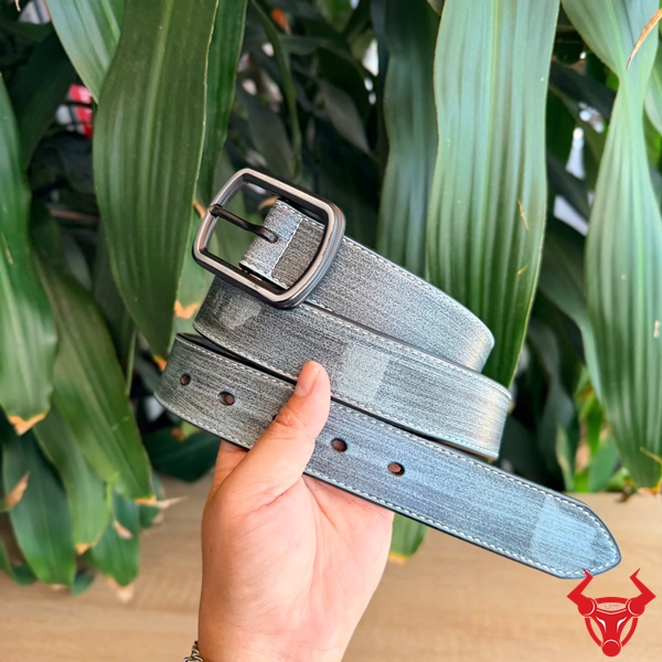 Thắt Lưng Da Bò Nam TLK60 Xám Khóa Kim Thời Thượng Thắt lưng da bò nam TLK60 xám độc đáo tôn gu thời trang riêng